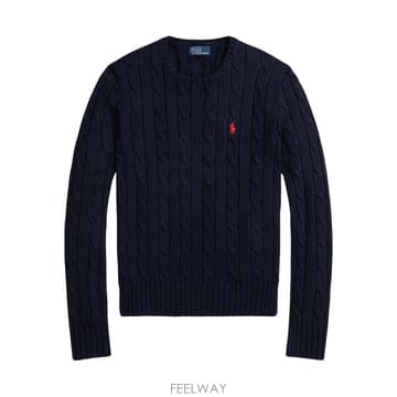 랄프로렌 케이블니트 크루넥 스웨터 211971869008 B0192322099