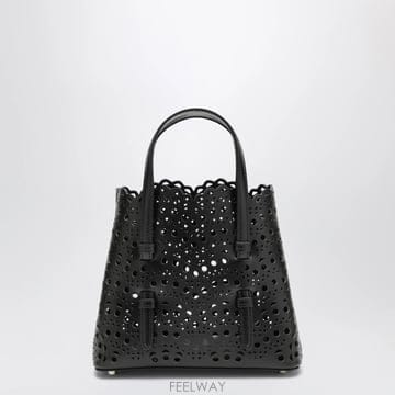 26 F/W 알라이아 MINA 20’ 블랙 카프스킨 백 AA1S067 B0052320766