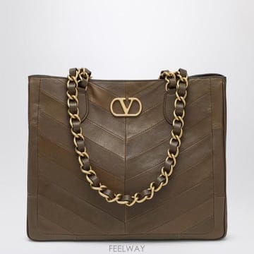 26 S/S 발렌티노 LASEINE 쇼핑 백 인 TUNDRA 그린 8 B0051908660