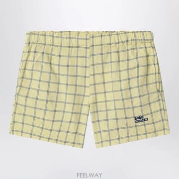 26 S/S 보보쇼즈 옐로우 쇼츠 WITH 체크 패턴 (KIDS )  B0051951892