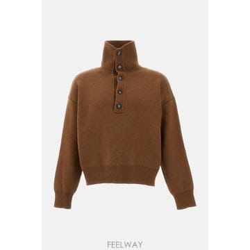 26 F/W 아미 하이 버튼 카라 스웨터 UKS885KN0192280 B0032312447