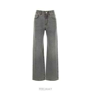 26FW 브루넬로 쿠치넬리 스트레이트 팬츠 MP095P5565 C9032 Grey