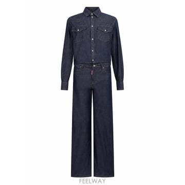 26FW 디스퀘어드2 수트 S75FP0184S30341 470 NAVY BLUE