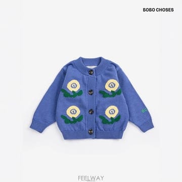 보보쇼즈 26FW Made in Spain 베이비 Stamp Bloom 가디건 B226AB025