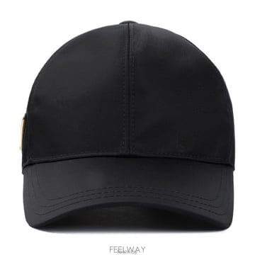 26 FW 프라다 리나일론 로고 플라크 베이스볼캡 F0632 1HC2742DMI