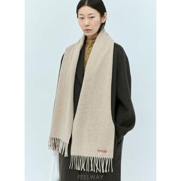 26 FW 아크네 여성 프린지 울 스카프 CA0218 633 TP876280640