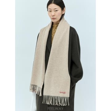 26 FW 아크네 여성 프린지 울 스카프 acn0255025bei