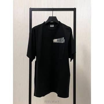 26FW Balenciaga 맨즈 T 셔츠 850345TVVE21000 TP581666158