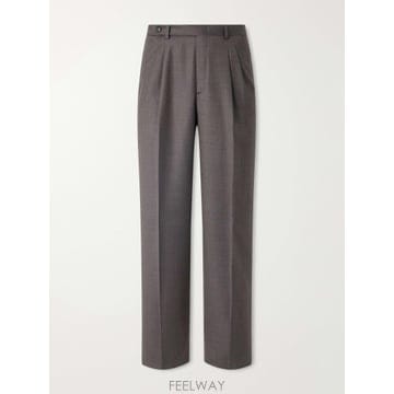 26 FW 브리오니 그레이 카프리 울 가바딘 팬츠 TP581596137
