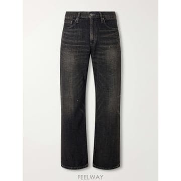 26 FW 네이버후드 블랙 워싱 스트레이트 핏 진 TP581676153