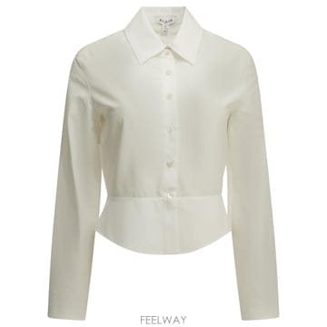 Alaia [V90]�˶��̾� AA9C1029T611D000 ���� ���� ���� ����콺 Peplum Formal Shirt[V90]�˶��̾� AA9C1029T611D000 ���� ���� ���� ����콺