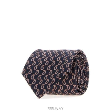Brioni [X45]�긮���� O61D00OD448 4057 ���� ��Ÿ�� ��Ÿ�� Embroidered silk tie[X45]�긮���� O61D00OD448 4057 ���� ��Ÿ�� ��Ÿ�� Embr