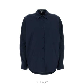 Loewe [X45]�ο��� S359Y05XI7 NAVYBLUE ���� ���� ���� ����콺 Navy blue poplin[X45]�ο��� S359Y05XI7 NAVYBLUE ���� ���� ���� �����