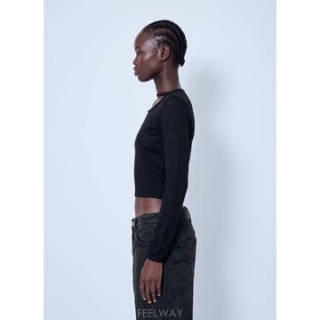 26 F/W 릭오웬스 SLASHED 크롭 풀 탑 RP02F5617 M B0112323102