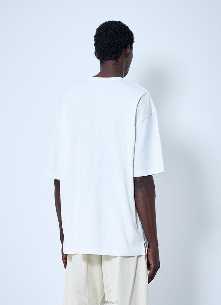 Lemaire 25 S/S ���޸� �ڽ� Ƽ���� TO1382 LJ1010 WH001 B011162950225 S/S ���޸� �ڽ� Ƽ���� TO1382 LJ1010 WH001 B0111629