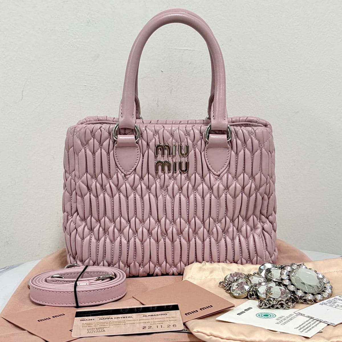 Miu Miu �̿�̿� ���� ũ����Ż ��Ʈ�� & ����� (5BA251)�̿�̿� ���� ũ����Ż ��Ʈ�� & ����� (5BA251)