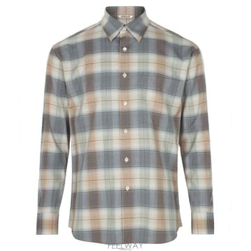 AURALEE ���� 26SS ����Ʈ���� ���� ����Ʈ üũ �� ���� A26SS01LC LIGHT BROWN CHECK���� 26SS ����Ʈ���� ���� ����Ʈ üũ �� ���� A26S
