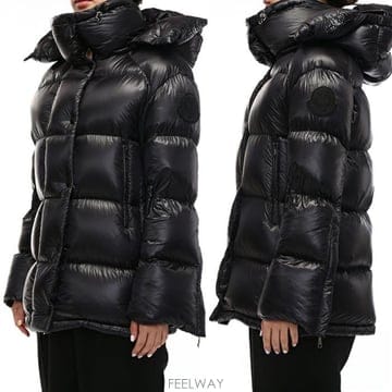 몽클레어 MACON 마콘 로고 후드 패딩 점퍼 1A51H00 C0577 999