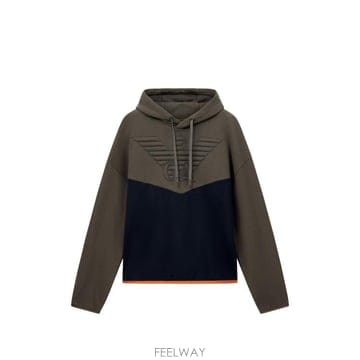 26FW 엠포리오 아르마니 후드 티셔츠 EM006472 AF13713U6139 GREEN