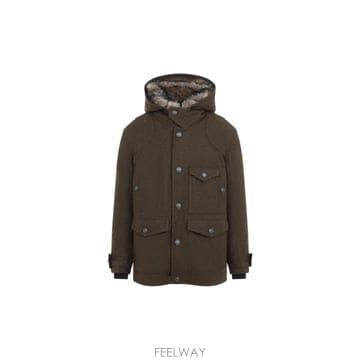 인더샵 MONCLER 몽클레어 브라운 파카