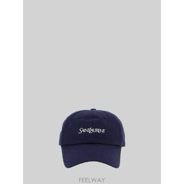 인더샵 SAINT LAURENT 생로랑 네이비 볼 캡