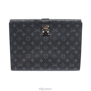 Louis Vuitton(루이비통) GI0273 모노그램 이클립스 FRANK GM 서류 태블릿 케이스 클러치