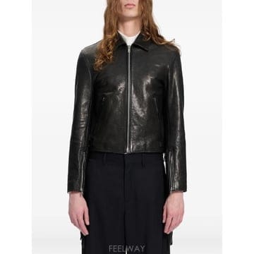 26FW 앤 드뮐미스터 가죽 자켓 B0014445 LT137 099 BLACK