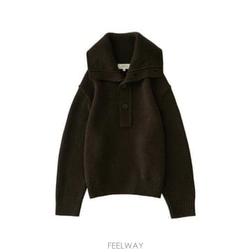 26FW 스튜디오 니콜슨 니트웨어 SNM 1594 ORENA ESPRE BROWN