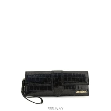 26FW 자크뮈스 클러치 파우치 BAW00477 AC07A05 990 BLACK