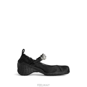 26FW 시몬로샤 플랫 슈즈 BBT1TB 0755 BLACK