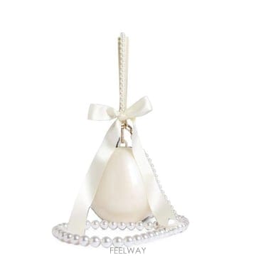 Simone Rocha 26FW �ø�λ� Ŭ��ġ �Ŀ�ġ BAG110ECB 0773 PEARL NEUTRALS26FW �ø�λ� Ŭ��ġ �Ŀ�ġ BAG110ECB 0773 PEARL NEUTR