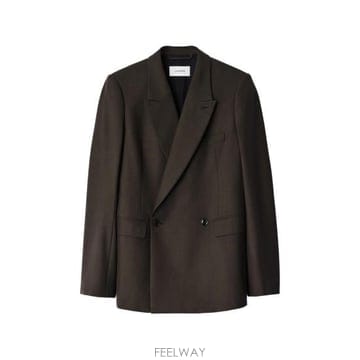 르메르 수트 자켓 브라운