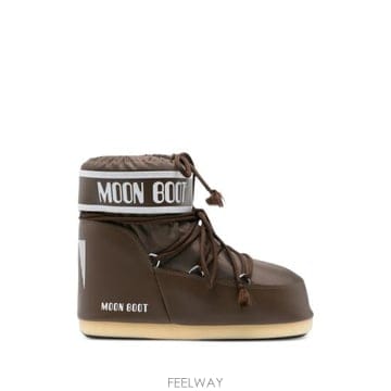 26FW 문부츠 아이콘 나일론 로우 부츠 80D1409340 M037 BROWN