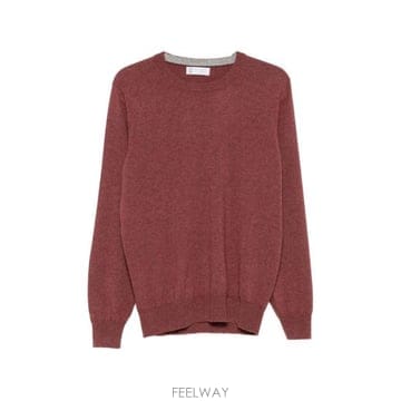 26FW 브루넬로 쿠치넬리 캐시미어 니트 M2200100 CSY25 RED
