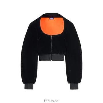 26FW 장 폴 고티에 봄버 자켓 OU058 W085 00 BLACK