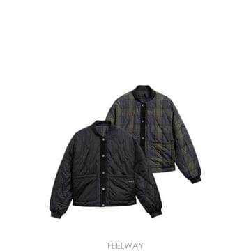26FW 바버 자켓 LQU1922 BK11 BLACK GREEN