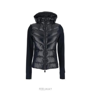 26FW 몽클레어 패딩 코튼 집업 카디건 80093 8G000 17 999 BLACK