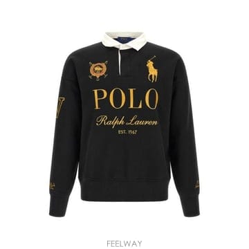 Ralph Lauren 26FW ���� �η� ���� Ƽ���� 710B28609001 BLACK26FW ���� �η� ���� Ƽ���� 710B28609001 BLACK