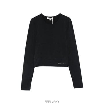 26FW 스포티앤리치 탑 TO15389326BA BLACK