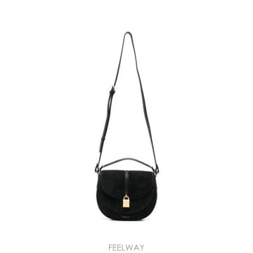 DEMELLIER 26FW ��Ḯ�� ũ�ν��� N127SIENA SADD SUEDESMALL BLACK26FW ��Ḯ�� ũ�ν��� N127SIENA SADD SUEDESMALL BLACK