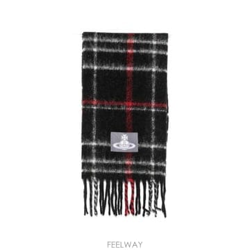 26FW 비비안웨스트우드 머플러 스카프 8103014F W01MO N401 BLACK