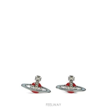 ViVienne westwood 26FW ���ȿ���Ʈ��� �׿� �ٽ� ������ �̾ 62010039 02P713 P713 SILVER RED26FW ���ȿ���Ʈ��� �׿� �ٽ� ������ �̾ 62010039