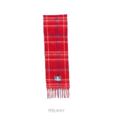 26FW 비비안웨스트우드 머플러 스카프 8103014F W01MO H401 RED
