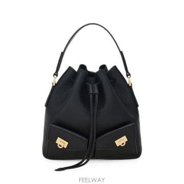 Ferragamo 26FW ����䷹ ��󰡸� ��� ��Ƽ���� ��Ŷ�� 220915 0785878 NERO BLACK26FW ����䷹ ��󰡸� ��� ��Ƽ���� ��Ŷ�� 220915 078