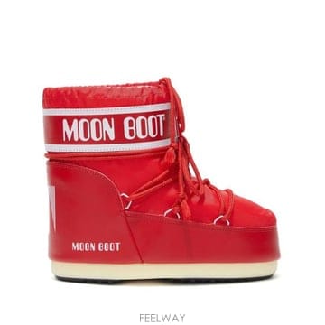 26FW 문부츠 아이콘 나일론 로우 부츠 80D1409340 D001 RED