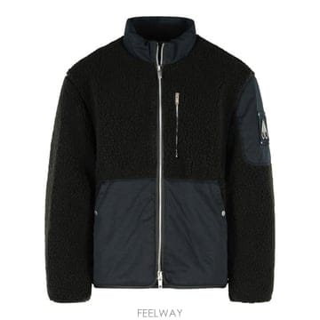 26FW 무스너클 SAGLEK 플리스 집 자켓 M35MS601292 Black