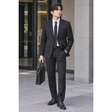 타임옴므 울실크40% 블랙자켓 95 (착샷O)/호구제샵