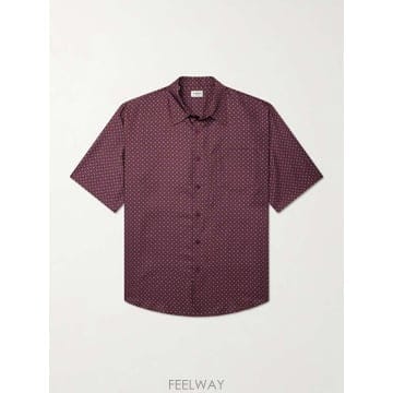 생로랑 프린트 실크새틴 셔츠 A001Q0Y8J99 B0082174803