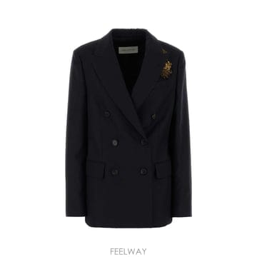 26 F/W 드리스 반 노튼 엠브로이드 더블 브레스티드 블레이저 26 B0032323554