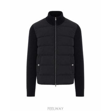 26FW 에르노 와플 니트 패디드 가디건 MP000138U 702599300 BLACK